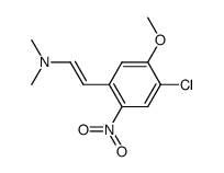 2-chloro-5-[(β-dimethylamino)-vinyl]-4-nitroanisole Structure