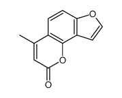 4-Methylangelicin结构式