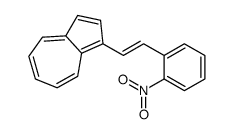 1-[2-(2-nitrophenyl)ethenyl]azulene结构式