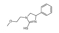 1-(2-methoxyethyl)-4-phenylimidazolidine-2-thione结构式