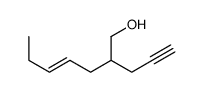 2-prop-2-ynylhept-4-en-1-ol结构式