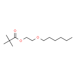 2-(Hexyloxy)ethyl pivalate Structure