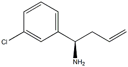 (1R)-1-(3-CHLOROPHENYL)BUT-3-EN-1-AMINE结构式