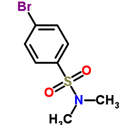 4-溴-N,N-二甲基苯磺酰胺结构式