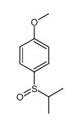 1-methoxy-4-propan-2-ylsulfinylbenzene结构式