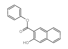 2-Naphthalenecarboxylicacid, 3-hydroxy-, phenyl ester Structure