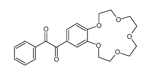 4'-(2-phenyl-1,2-dioxoethyl)benzo-15-crown-5 Structure