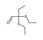 2,2-bis(ethylsulfanyl)butanal结构式