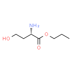 Homoserine, propyl ester (9CI)结构式