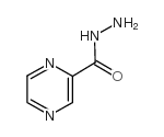 吡嗪-2-甲酰肼结构式