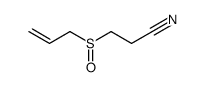 1-allylsulphinyl-2-cyanoethane结构式