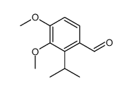 2-异丙基-3,4-二甲氧基苯甲醛结构式