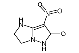 2,3-dihydro-7-nitro-1H-imidazo[1,2-b]pyrazol-6(5H)one结构式