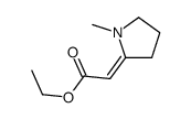 2-(1-Methyl-2-pyrrolidinylidene)-Acetic acid ethyl ester Structure