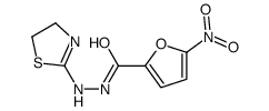 N'-(4,5-dihydro-1,3-thiazol-2-yl)-5-nitrofuran-2-carbohydrazide Structure