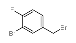 2-Bromo-4-(bromomethyl)-1-fluorobenzene structure