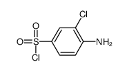 4-AMINO-3-CHLOROBENZENE-1-SULFONYL CHLORIDE Structure