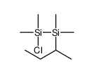 butan-2-yl-[chloro(dimethyl)silyl]-dimethylsilane Structure