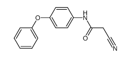 2-cyano-N-(4-phenoxyphenyl)acetamide结构式