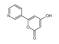 4-hydroxy-6-pyridin-3-ylpyran-2-one Structure