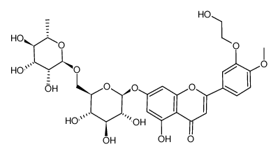 3'-O-(Beta-Hydroxyethyl)diosmin Structure