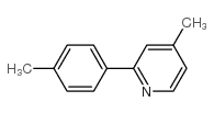 4-甲基-2-对甲苯基吡啶结构式
