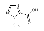 1-甲基-1H-1,2,4-三唑-5-羧酸结构式