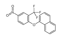 1-[4-nitro-2-(trifluoromethyl)phenoxy]naphthalene Structure
