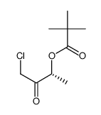 (R)-1-chloro-3-pivaloyloxybutan-2-one结构式