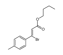 butyl 3-bromo-3-(4-methylphenyl)prop-2-enoate Structure