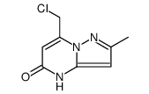 7-氯甲基-2-甲基-4H-吡唑并[1,5-a]-嘧啶-5-酮结构式