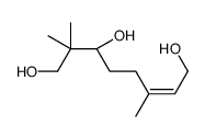(3R)-2,2,6-trimethyloct-6-ene-1,3,8-triol结构式
