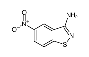 3-氨基-5-硝基苯并异噻唑结构式