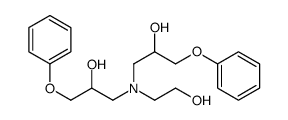 1,1'-[(2-hydroxyethyl)imino]bis(3-phenoxypropan-2-ol) Structure