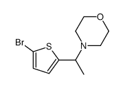 4-[1-(5-bromo-thiophen-2-yl)-ethyl]-morpholine结构式