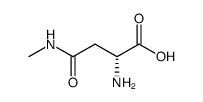 (S)-4-N-甲基天冬酰胺结构式