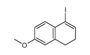 4-iodo-7-methoxy-1,2-dihydronaphthalene结构式
