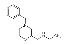 (4-苄基吗啉-2-甲基)-乙胺结构式