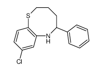8-chloro-5-phenyl-3,4,5,6-tetrahydro-2H-1,6-benzothiazocine Structure