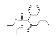[butylsulfinyl(diethoxyphosphoryl)methyl]benzene结构式