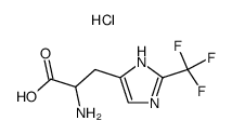 2-(Trifluoromethyl)-L-histidine hydrochloride Structure