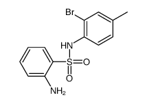 2-amino-N-(2-bromo-4-methylphenyl)benzenesulfonamide Structure