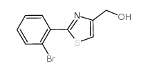 [2-(2-溴苯基)噻唑-4-基]甲醇结构式