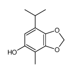 4-methyl-7-propan-2-yl-1,3-benzodioxol-5-ol Structure