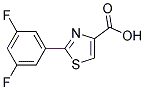 2-(3,5-二氟苯基)噻唑-4-甲酸结构式