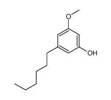 3-hexyl-5-methoxyphenol Structure