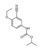 propan-2-yl N-(3-cyano-4-ethoxyphenyl)carbamate Structure