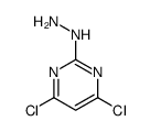 (4,6-二氯-2-嘧啶)-肼结构式