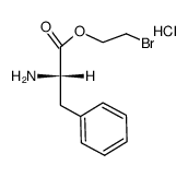 L-phenylalanine 2-bromoethyl ester hydrochloride Structure
