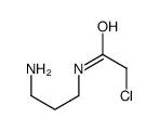 N-(3-aminopropyl)-2-chloroacetamide Structure